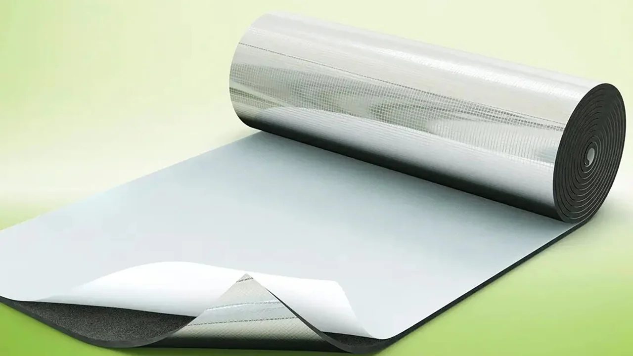 عایق الاستومری با روکش آلومینیومی