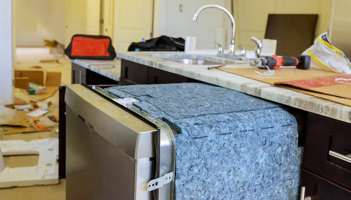 عایق دور ماشین ظرفشویی