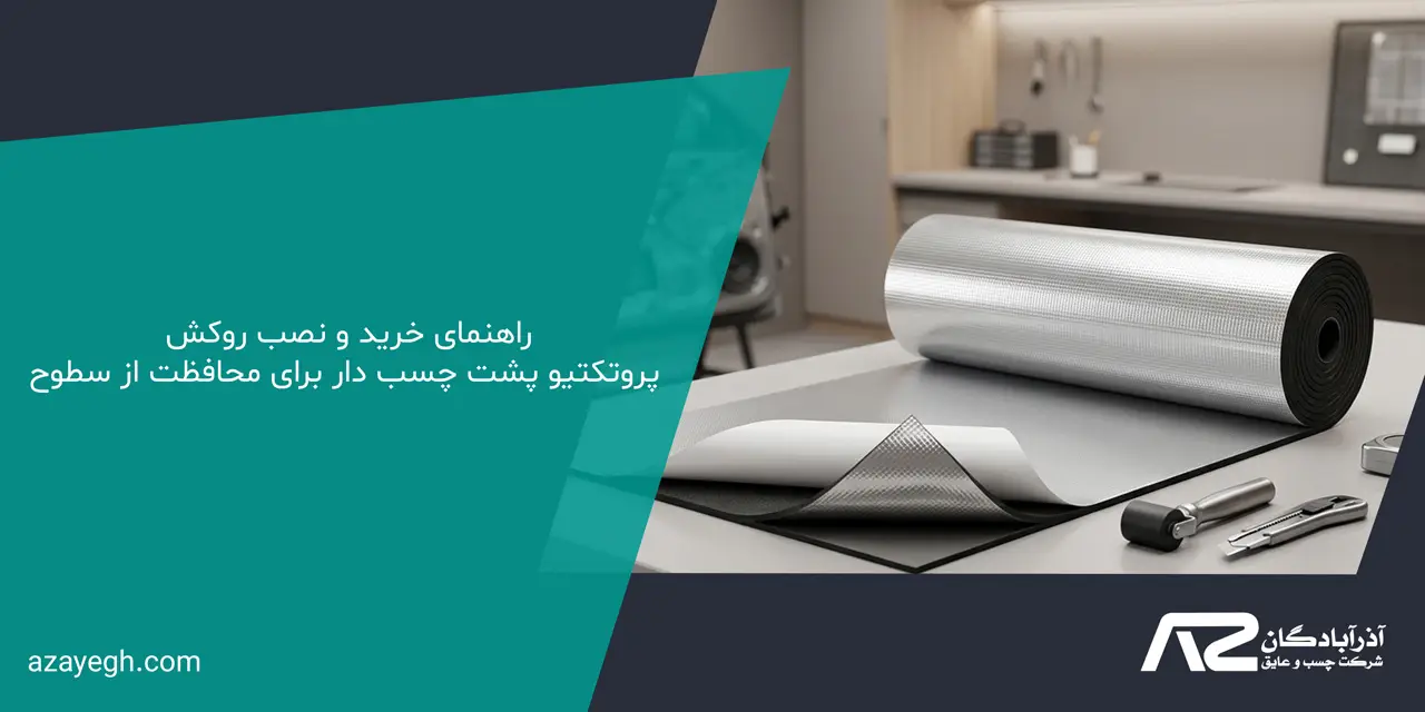 راهنمای خرید و نصب روکش پروتکتیو پشت چسب دار برای محافظت از سطوح